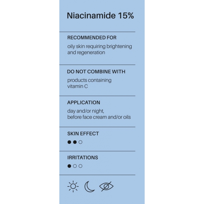 Ser facial cu niacinamide 15%, Next Level, Fluff, Nacomi, 30 ml