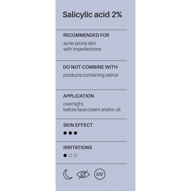 Acid salicilic 2%, Next Level, Fluff, Nacomi, 30 ml