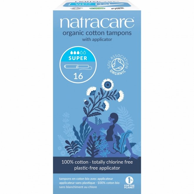 Oferta- Tampoane bio cu aplicator - Super, Natracare, 16 buc