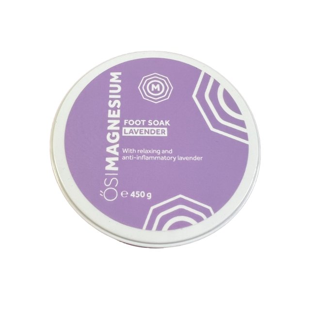 Fulgi de magneziu si lavanda pentru baia relaxanta a picioarelor inflamate, Osimagnesium, 450 g