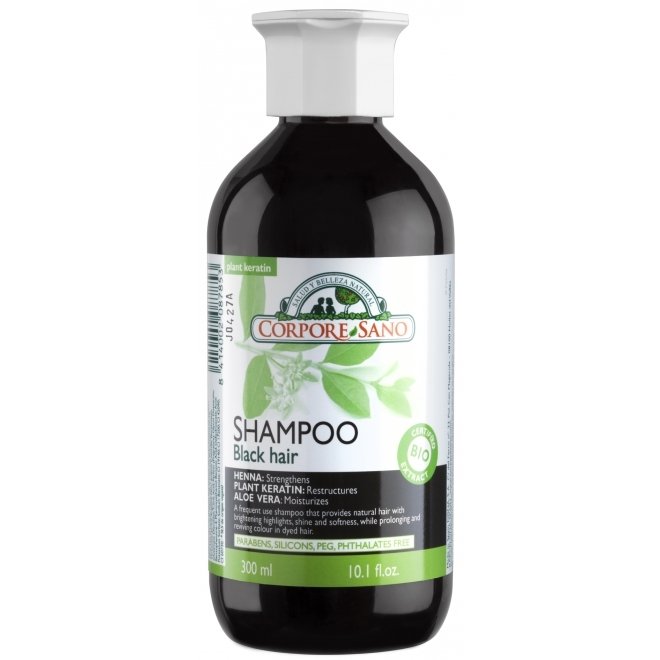 Oferta- Sampon cu henna Corpore Sano pentru par brunet, 300 ml