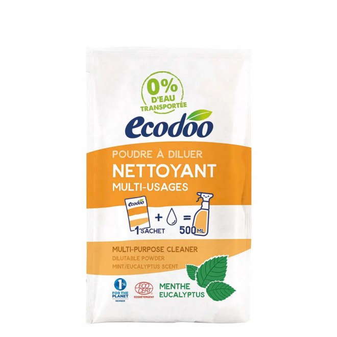 Detergent orice suprafete  – pulbere pentru diluat, Ecodoo, 10g