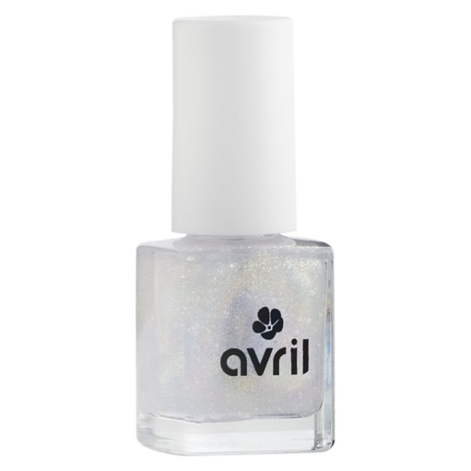 Lac de unghii top coat cu sclipici auriu - Avril, 7 ml