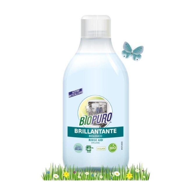 Solutie de clatire pentru masina de spalat vase hipoalergena ecologica, Biopuro, 250ml 