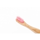 Periuta de dinti din bambus, pt. copii - roz, Nordics, 1 buc