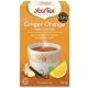 Ceai Bio fara cofeina, Yogi Tea - ghimbir cu portocale si vanilie, 30 g