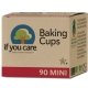 Hartie de copt briose nealbita, fara clor, compostabila, If You Care, 90 buc MINI